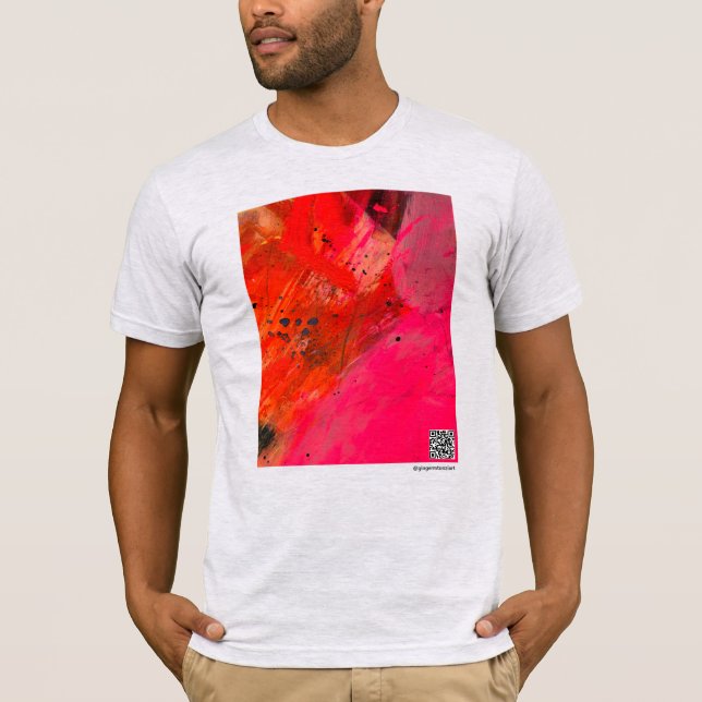 Rosa fantasin t shirt (Framsida)