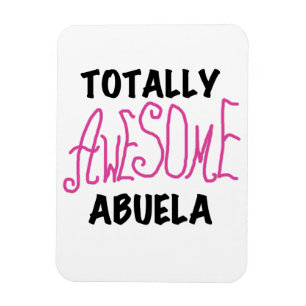 Rosa Fantastisk Abuela-gåvor Magnet