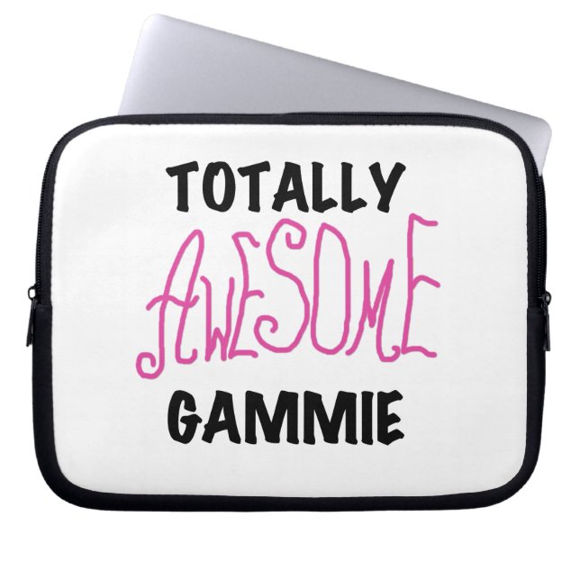 Rosa Fantastisk Gammie-gåvor Laptop Sleeve (Framsidan)