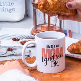 Rosa Fantastisk Mors dag Kaffe Älskare i Mamma Kaffemugg