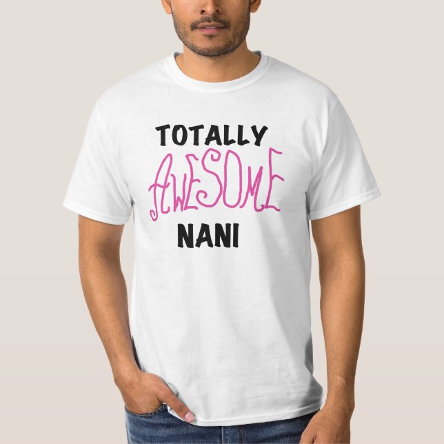 Rosa Fantastisk Nani T-shirts och gåvor (Framsida)