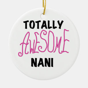 Rosa Fantastisk Nani T-shirts och gåvor Julgransprydnad Keramik