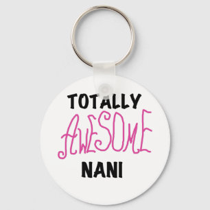 Rosa Fantastisk Nani T-shirts och gåvor Nyckelring