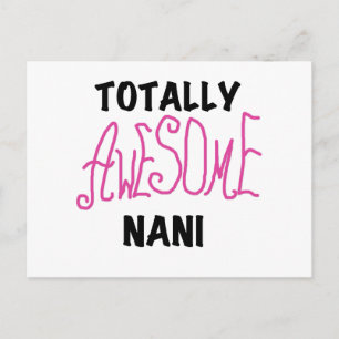 Rosa Fantastisk Nani T-shirts och gåvor Vykort