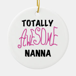 Rosa Fantastisk Nanna T-shirts och presenter Julgransprydnad Keramik