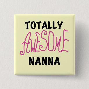 Rosa Fantastisk Nanna T-shirts och presenter Knapp