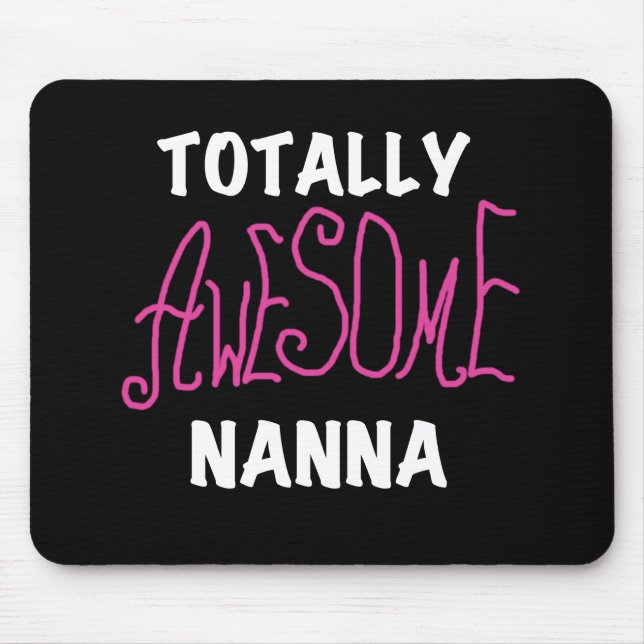 Rosa Fantastisk Nanna T-shirts och presenter Musmatta (Framsidan)