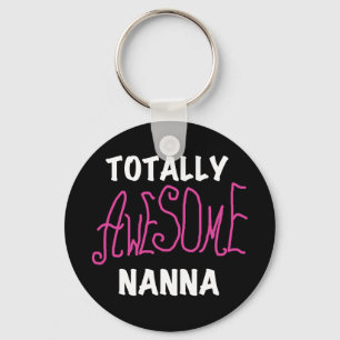 Rosa Fantastisk Nanna T-shirts och presenter Nyckelring