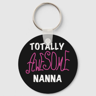 Rosa Fantastisk Nanna T-shirts och presenter Nyckelring