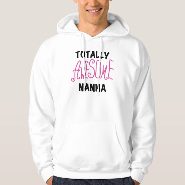 Rosa Fantastisk Nanna T-shirts och presenter Sweatshirt (Framsida)