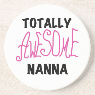 Rosa Fantastisk Nanna T-shirts och presenter Underlägg Sandsten