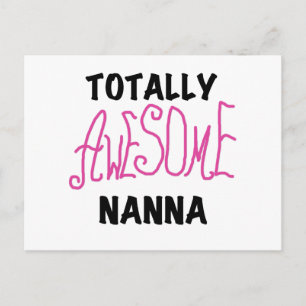 Rosa Fantastisk Nanna T-shirts och presenter Vykort