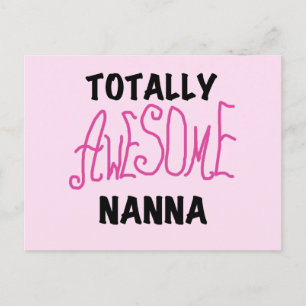 Rosa Fantastisk Nanna T-shirts och presenter Vykort