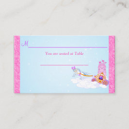 Rosa Fantasy Fairy Tale Recept Place Card Placeringskort