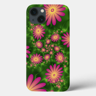Rosa Fantasy Flowers Modern Abstrakt Fractal Art