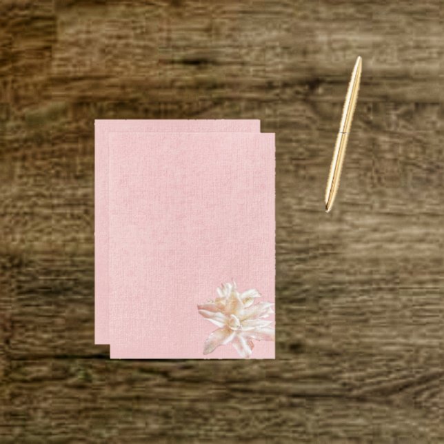 Rosa Fantasy Lily Post-it Block (This Pink Fantasy Lily Post-It-Notes, make note writing a pure joy!)