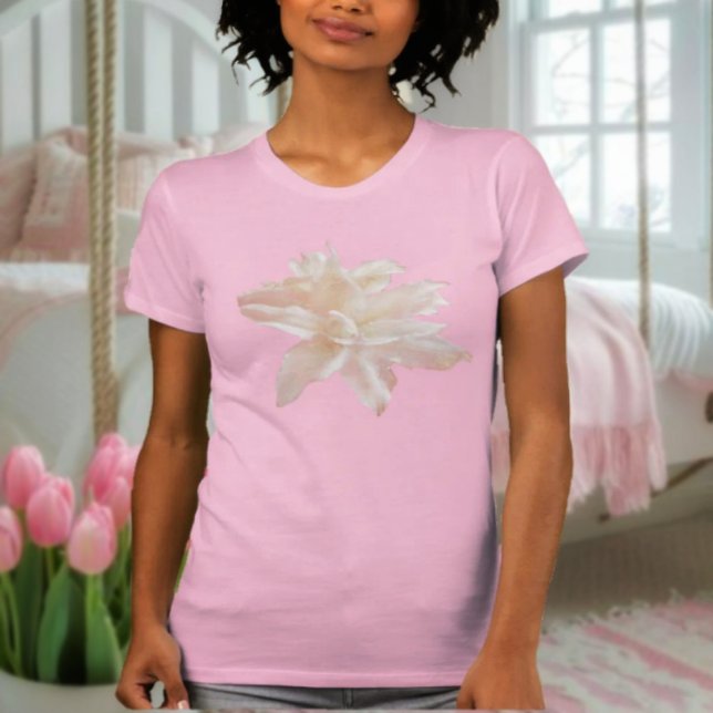 Rosa Fantasy Lily T Shirt (A pretty t-shirt for Springtime and Summertime wearing!)