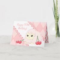 Rosa får för gullig kawaii med