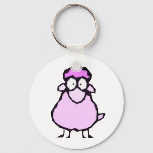 Rosa får Keychain Nyckelring