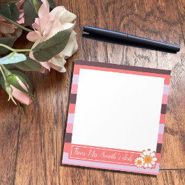 Rosa Färg Palette Lärares Anteckningsblock med Dai