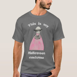 Rosa färg, solglasögon och båge T-Shirt