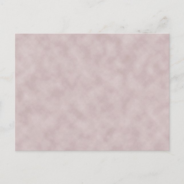 Rosa färgad pergamentstruktur bakgrund vykort (Framsida)