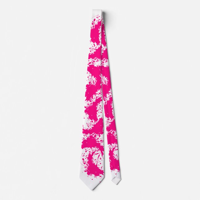 Rosa-färgplattor Tie Slips (Framsida)