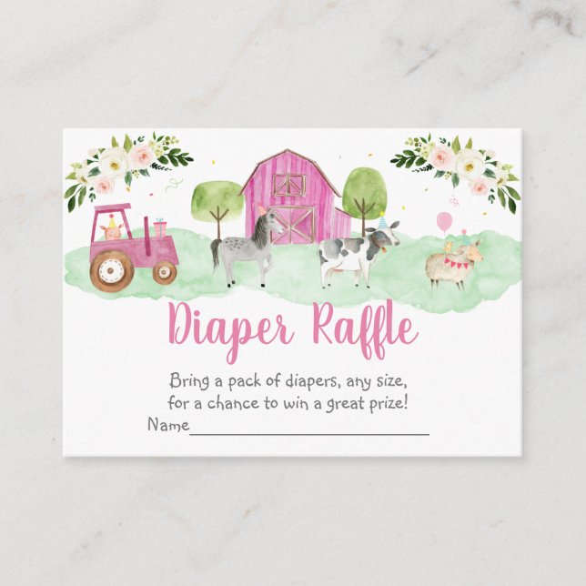 Rosa Farm Babyskors dykarkort Tilläggskort (Framsida)