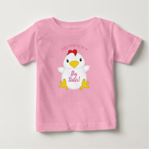Rosa Farm för kycklingbabyskor T Shirt
