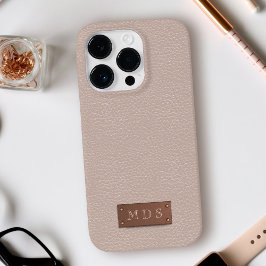 Rosa Faux Leather Ro Guld Monogram