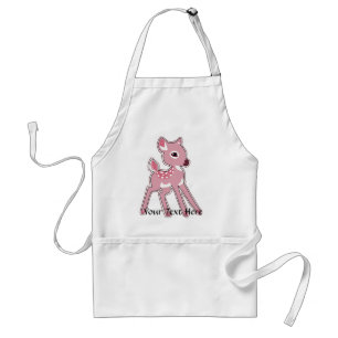 Rosa Fawn Apron Förkläde