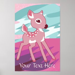 Rosa Fawn Poster