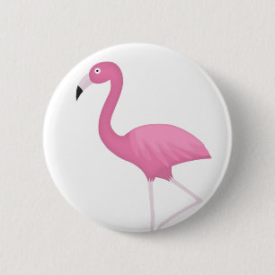 rosa feathery flamingo knapp