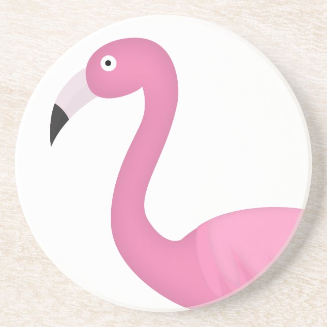 rosa feathery flamingo underlägg sandsten (Framsidan)
