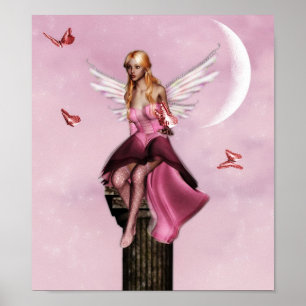 Rosa felik fantasiaffisch poster