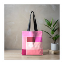 rosa Feminine Rand snyggt Monogram