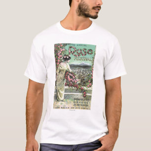 Rosa festivalannonsering för femte ettårig växt t shirt