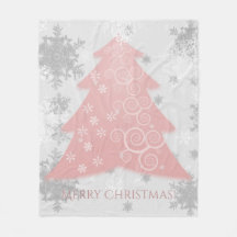Rosa Festive Julgran Fleece Blanket