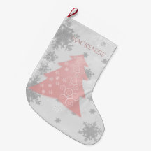 Rosa Festive Julgran Stocking