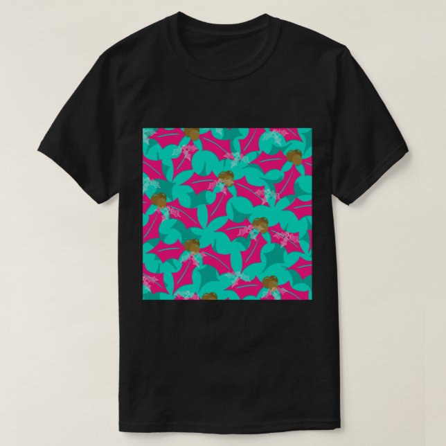 Rosa Festivus Passande Scoop T Shirt (Design framsida)