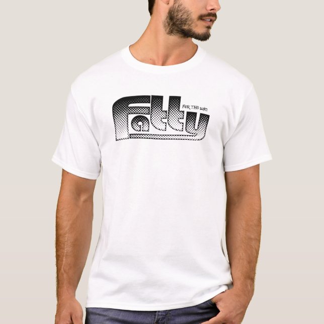 Rosa fettig utslagsplats tee shirt (Framsida)