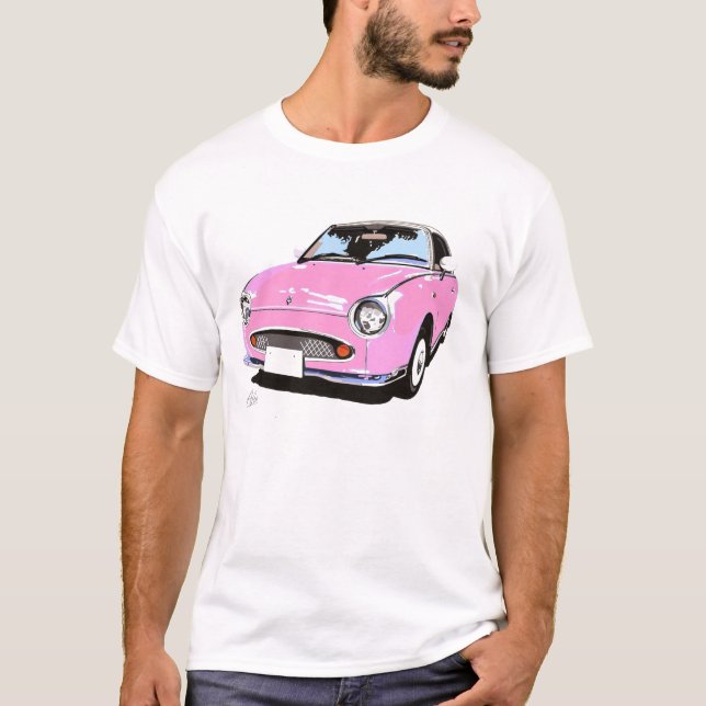 Rosa Figaro skjorta Tee (Framsida)