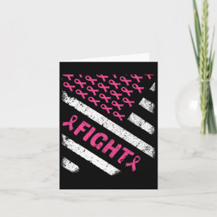 Rosa Fight Support Squad Shirt US Flagga Thin Line Kort