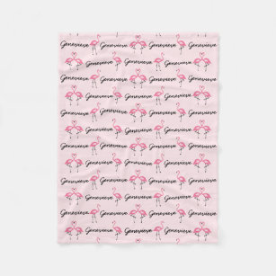 Rosa filt för Flamingopersonligflickor