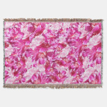 Rosa filt för pionblommafrans