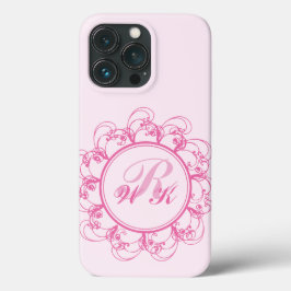 Rosa Finare Monogram iphone case