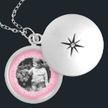Rosa Finare Ram Anpassningsbar Photo Silverpläterat Halsband<br><div class="desc">Elegant och enkel fotodesign i ram.</div>