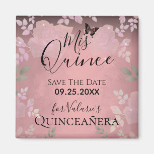 Rosa Finare Ro Quinceanera Rosa Spara datum Magnet