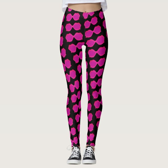 Rosa Finare Solglasögon Leggings (Framsida)