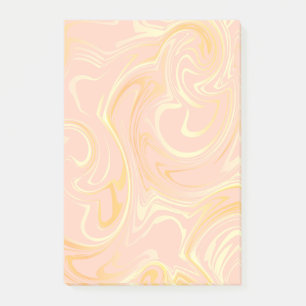 Rosa firande post-it block